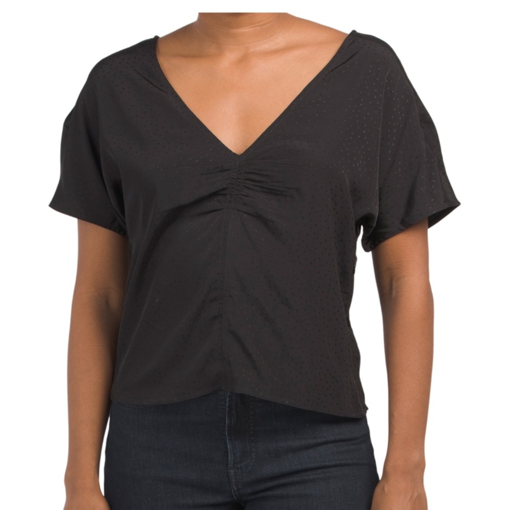 1 hour sale. Madewell, Ruth Floral Jacquard Top - Picture 1 of 3